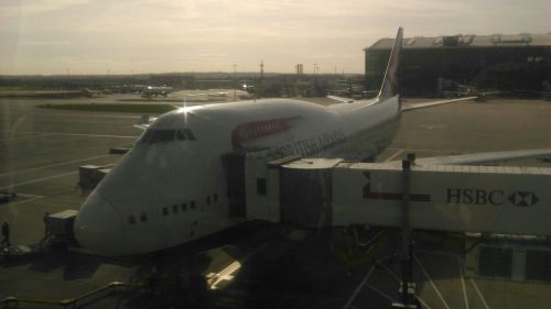 Boing 747 London
